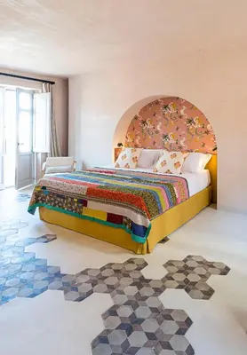 Letto o letti in una camera di Lùme