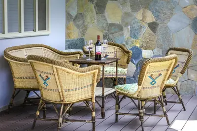 Area soggiorno di Villa Seahorse, Fontane Bianche, Siracusa, BEACHFRONT, great wifi, beautiful garden