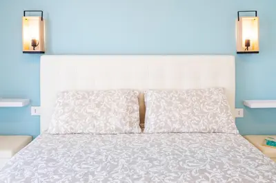 Letto o letti in una camera di Pilar Apartment Vista Mare