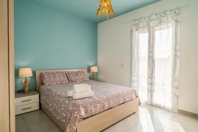 Letto o letti in una camera di Pilar Apartment Vista Mare
