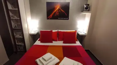 Letto o letti in una camera di Appartamento Carminella