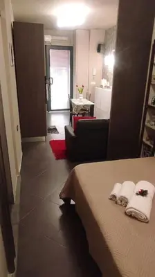 Letto o letti in una camera di Appartamento Carminella