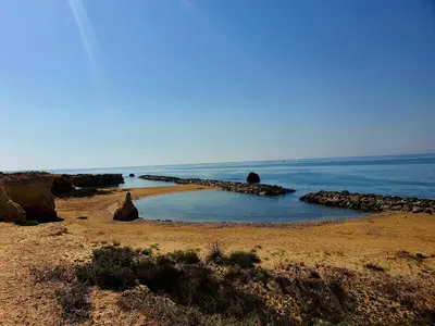 Paesaggio naturale nelle vicinanze della villa