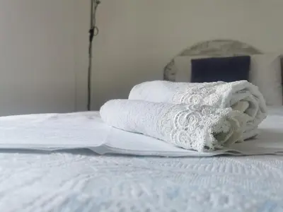 Letto o letti in una camera di Balcone Barocco.