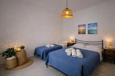 Letto o letti in una camera di La riva