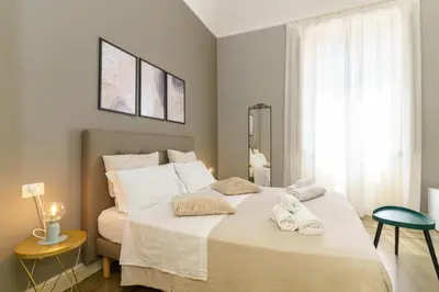 Letto o letti in una camera di La Finestra sul Duomo