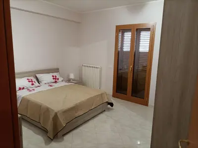 Letto o letti in una camera di Appartamento Sapienza
