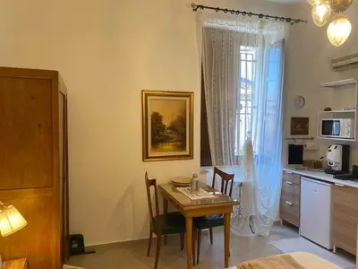 Cucina o angolo cottura di La Dimora di Dionisio al Mare
