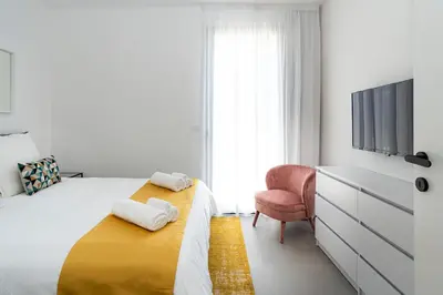Letto o letti in una camera di Villa Bonita