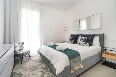 Letto o letti in una camera di Villa Bonita