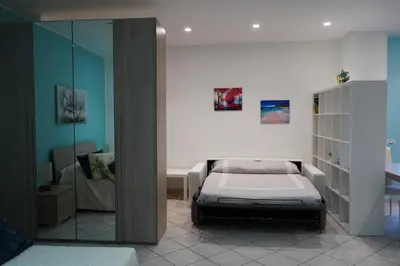 Letto o letti in una camera di Casa di Suele