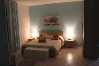 Letto o letti in una camera di Casa di Suele