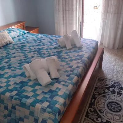Letto o letti in una camera di La Salette