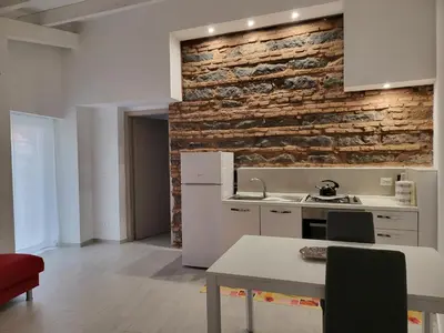 Cucina o angolo cottura di Casa vacanze Al Porto