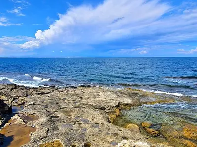 Paesaggio naturale nelle vicinanze della villa
