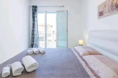 Letto o letti in una camera di Casa vacanza Marietta