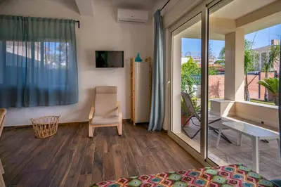 TV o dispositivi per l'intrattenimento presso Villa Nisa apartment