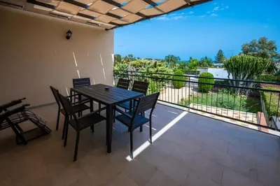 Balcone o terrazza di Villa Nisa Apartment Sea View