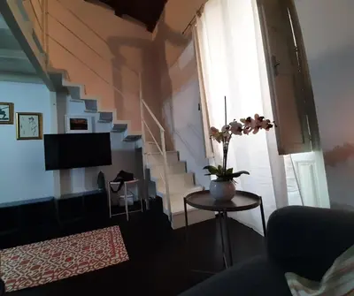 Area soggiorno di Casa Noa, il tuo appartamento nel cuore di Ortigia