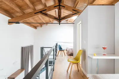 Area soggiorno di Loft Mercado a Ortigia by Wonderful Italy