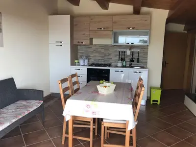 Cucina o angolo cottura di Casa Zagara