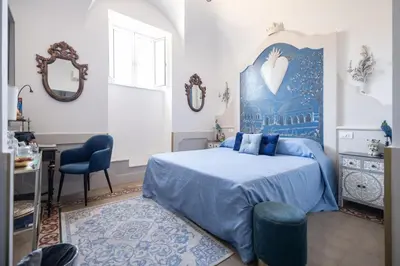Letto o letti in una camera di Il Moresco Catania