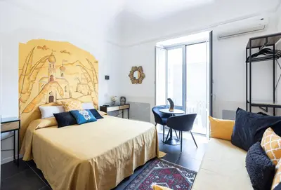 Letto o letti in una camera di Il Moresco Catania