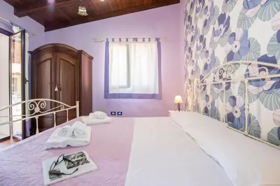 Letto o letti in una camera di Villa Sajonara Elvira
