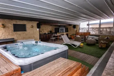 Area soggiorno di Villa Rea comfort e relax