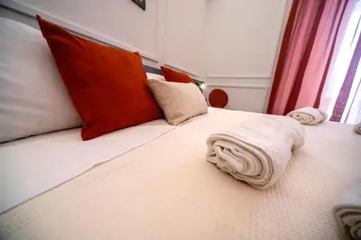 Letto o letti in una camera di B&B Riccioli