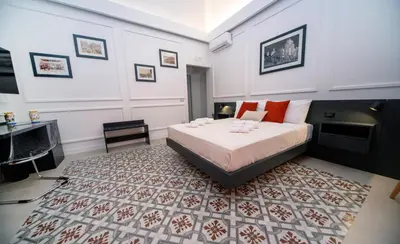 Letto o letti in una camera di B&B Riccioli