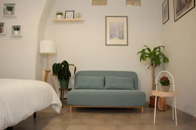 Letto o letti in una camera di La Casetta