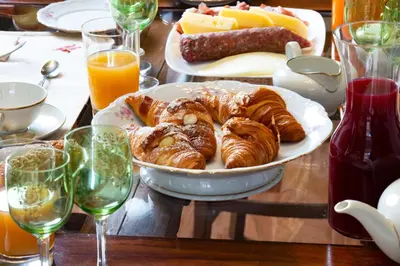 Cibo presso il bed & breakfast o nelle vicinanze