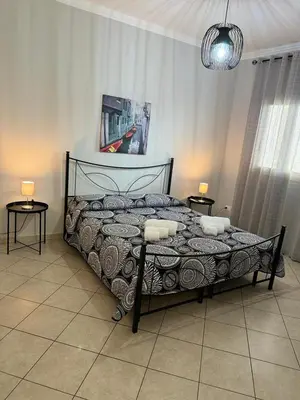 Letto o letti in una camera di La casa del mulino