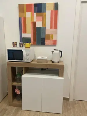 Set per la preparazione di tè e caffè presso Loft Crispi