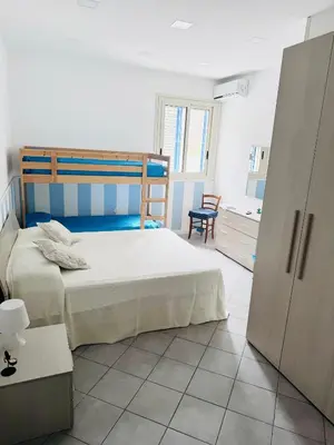 Letto o letti in una camera di Casa alma