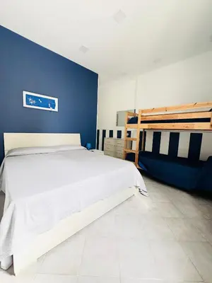 Letto o letti in una camera di Casa alma