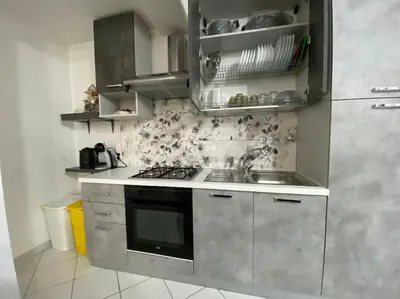 Cucina o angolo cottura di Home Pino Center~600 mt Duomo CT