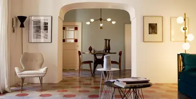 Area soggiorno di Casa Delo - Tre di Oro by Ortigia Apartments