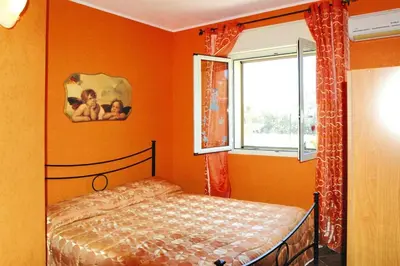 Letto o letti in una camera di Holiday Home Floridia with Pool near Beach