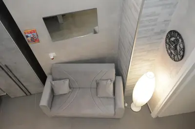 Area soggiorno di Aitho Apartment 43