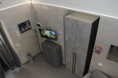 TV o dispositivi per l'intrattenimento presso Aitho Apartment 43