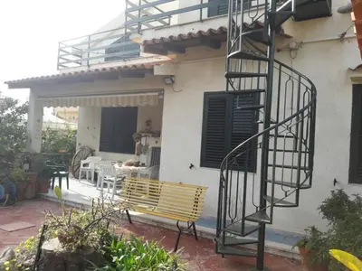 Balcone o terrazza di Villa Mora on two levels 50 meters from the sea - wi-fi