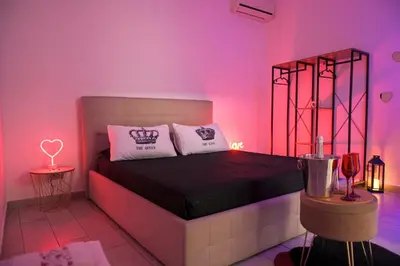 Letto o letti in una camera di Momenti e wellness