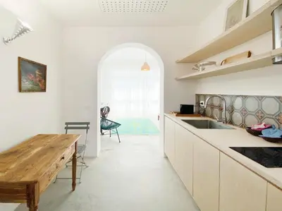 Cucina o angolo cottura di Il fenicottero, Marzamemi