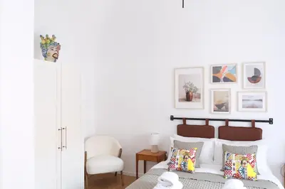Letto o letti in una camera di Ventisei