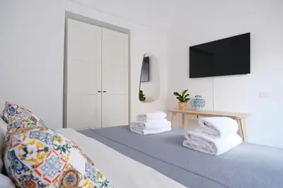 Letto o letti in una camera di Ventisei