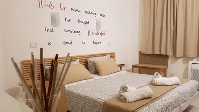 Letto o letti in una camera di Rucoli