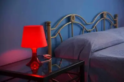Letto o letti in una camera di Casa delle Palme sulla spiaggia