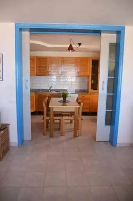 Cucina o angolo cottura di Casa delle Palme sulla spiaggia